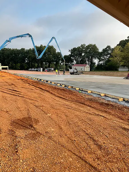 warehouse concrete foundation southern illinois
